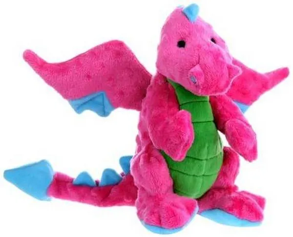 1ea Quaker Large Dragon Pink W/Chew Guard - Toys